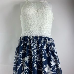 Blue Floral By&By Dress